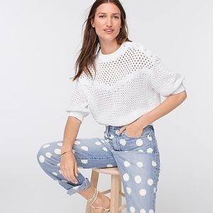 JCrew Elbow-Sleeve Sweater